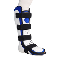 Attelle de pied tombant et support de cheville réglable, respirant, léger et imperméable en plastique
