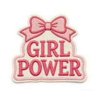 Insigne personnalisé Applique Broderie Tissu Fer sur Patch pour Vêtements Tissé Lettre Tissé Patches