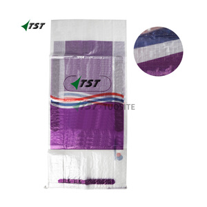 Sac en riz tissé à <span class=keywords><strong>4</strong></span> soudures avec poignée <span class=keywords><strong>et</strong></span> fenêtre latérale, logo, qualité alimentaire, résistant pour un emballage flexible - Product Image 3