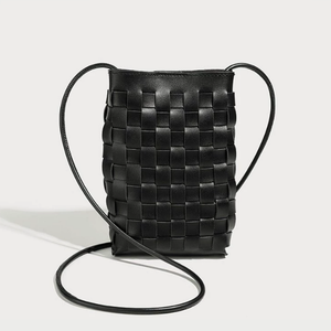 Bolso Moderno de Verano para Teléfono Móvil, Tejido, de Cuero PU, Minimalista, para Viajes, Paseos al Aire Libre - Product Image 2