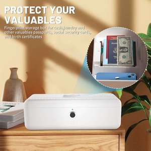 Caja Fuerte Inteligente con Huella Dactilar, Desbloqueo con un Toque, Puerto de Carga USB, para Guardar Joyas, Dinero y Medicamentos en Casa de Forma Segura - Product Image 5