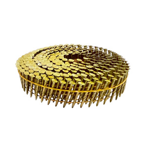 Otras Clavos Circulares en Espiral de 2 mm de Diámetro y 49 mm de Longitud, Chapados en Cromato Amarillo de Zinc, para Pistola de Clavos Neumática - Product Image 1