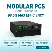 Système de conversion de puissance 125 kW, convertisseur bidirectionnel AC/DC pour stockage d'énergie, module de puissance PCS, système de conversion de puissance