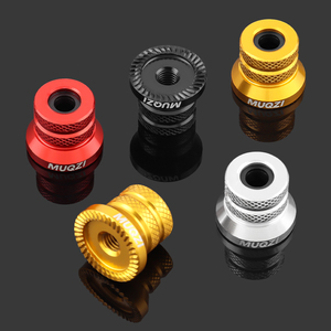 MUQZI Écrou de levier de dégagement rapide pour vélo Moyeu M5 Brochettes <span class=keywords><strong>avant</strong></span> arrière Vis de dégagement rapide Vis de moyeu de <span class=keywords><strong>roue</strong></span> de vélo - Product Image 4