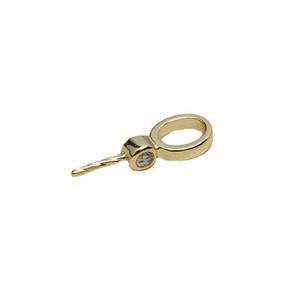 Pendentif en argent S925, design minimaliste pour femmes, plateau vide pour perles DIY, accessoires de bijoux semi-finis, 4044 - Product Image 4
