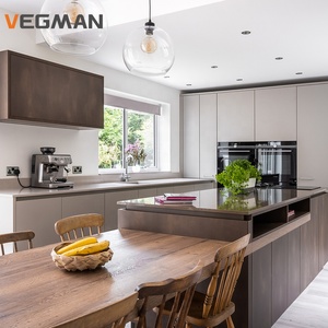 L a forma di Villa armadi da <span class=keywords><strong>cucina</strong></span> angolo moderno angolo angolo dispensa unità Base con Design dell'isola - Product Image 4