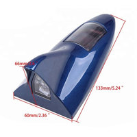 Antenne de voiture en forme d'aileron de requin avec fonction FM AM, éclairage LED, support de fixation par vis, personnalisation possible