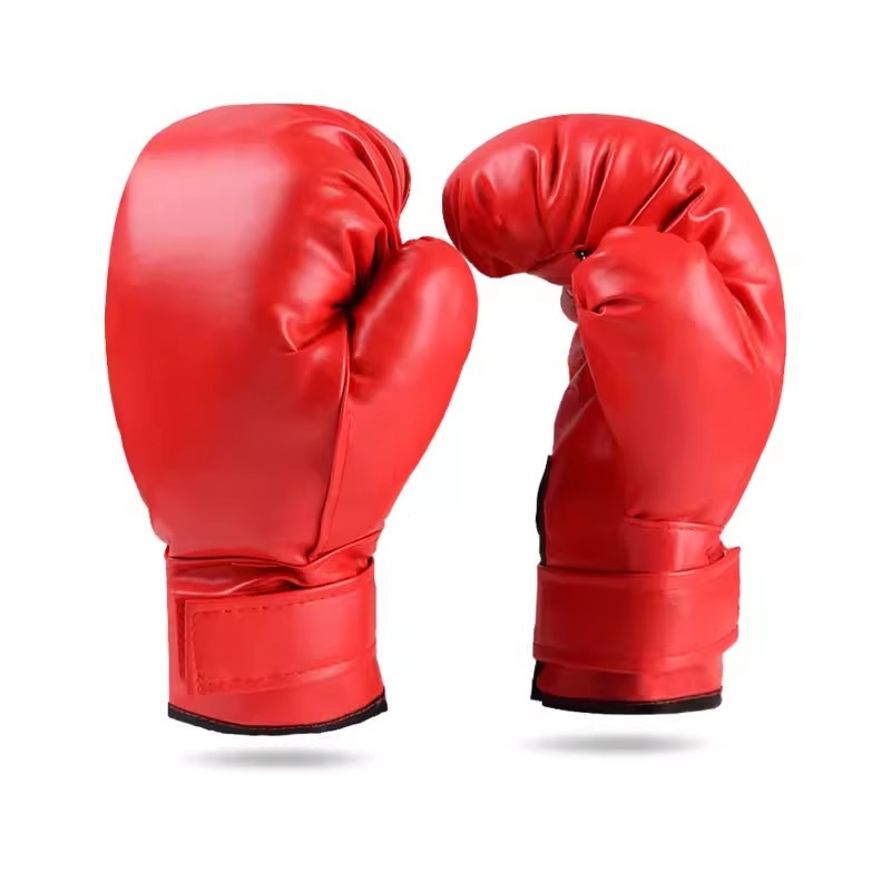 Gants de boxe rouges pour adultes