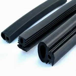Оптовая Продажа с фабрики EPDM/PVC/TPV/TPE/силиконовая резиновая уплотнительная лента для окантовки черный для оконных и дверных прокладок