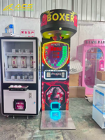 Machine de boxe d'arcade en métal ACS Dragon Punch avec accepteur de billets et fonctions de test de coup de pied Hercules