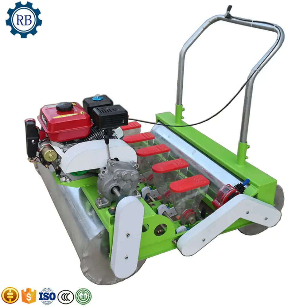 Multifunctional Radish Coriander Lettuce Seeding Machine Garden Vegetable Planter Seeder Machine Agriculture Multi Rows Green