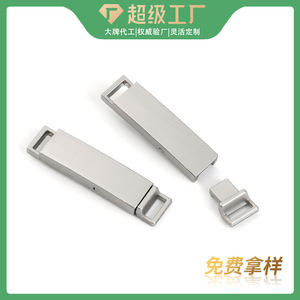 Side Release Buckle 7mm Zinc Alloy Silver Belt <b>Hardware</b> Accessory Durable For Belts - Product Image 5