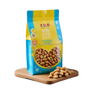 Sac d'emballage alimentaire congelé de légumes imprimés Filets de poisson de fruits de mer personnalisés Poisson avec fenêtre transparente avant Sacs d'emballage préfabriqués - Product Image 4
