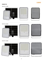 Pabrik OEM ODM Lampu Sorot LED Tenaga Surya Luar Ruangan IP65 Tahan Air 10W-60W Kecerahan Tinggi Daya Tahan Lama