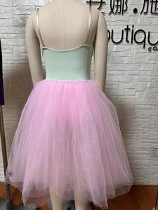 Pretty Pale Pink Vestidos de dos piezas para niñas Tutú romántico Faldas suaves y espumosas-para niños - Product Image 5