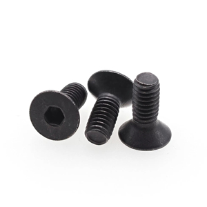 Vis hexagonale à coupelle plate en titane et acier inoxydable M3/M12 standard DIN Système métrique à tête fraisée noire haute résistance - Product Image 3