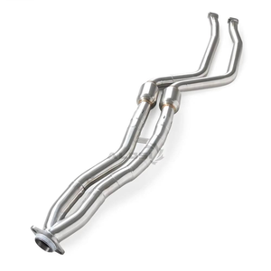Tuyau d'échappement intermédiaire haute performance Precision N52 N54 pour moteur <span class=keywords><strong>BMW</strong></span> <span class=keywords><strong>125i</strong></span> 128i <span class=keywords><strong>E82</strong></span> 3.0L 3.0T 2008-2012 – Amélioration des performances et mise à niveau - Product Image 3