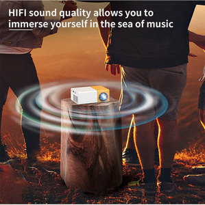 Máy chiếu bỏ túi mini thông minh yundoo YG300 máy chiếu wifi di động DLP cho điện thoại thông minh máy tính bảng điện thoại di động PC - Product Image 2