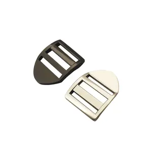 Wholesale 25mm Metal Backpack Buckle For Straps Adjustable Ladder Lock Buckle Adjust Custom Bag Accessory Buckle