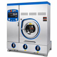 Nettoyeur haute pression compact de 12 kg, équipement de blanchisserie industrielle, machine de nettoyage à sec pour hôtel/hôpital/usines