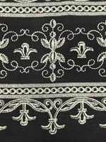 Tissu léger en rayonne écologique imprimé, motif baroque symétrique vif, respirant, pour chemise de costume d'été pour filles