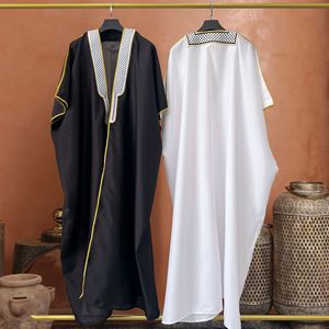 Al por mayor, Túnica Islámica Musulmana de Alta Calidad con Bordado <span class=keywords><strong>para</strong></span> Hombre, Estilo Bish, Dubai, Arabia Saudita, Jubbah, Thobe, Uniforme de Soltero - Product Image 2