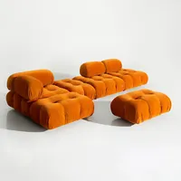 Kabarcık kanepe turuncu arap majlis kanepe kat salon kanepe öpüşme