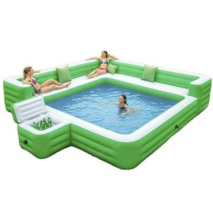 <span class=keywords><strong>Piscine</strong></span> <span class=keywords><strong>gonflable</strong></span> familiale pour l'arrière-cour avec sièges pour les fêtes / événements - Product Image 1