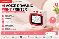 Penjualan Panas Printer Termal AI Multiguna Mendukung Pencetakan Pola Teks dan Barcode Hadiah Ideal untuk Anak-anak dan Pelajar