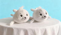 Animaux marins en peluche mignons personnalisés, requins, phoques, baleines, poupées, jouets en peluche apaisants pour enfants, cadeaux d'anniversaire