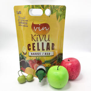 Bolsa de aluminio mate negra de 3L con cierre hermético, bolsa portátil con válvula para miel, vino, bebidas y vodka. - Product Image 6