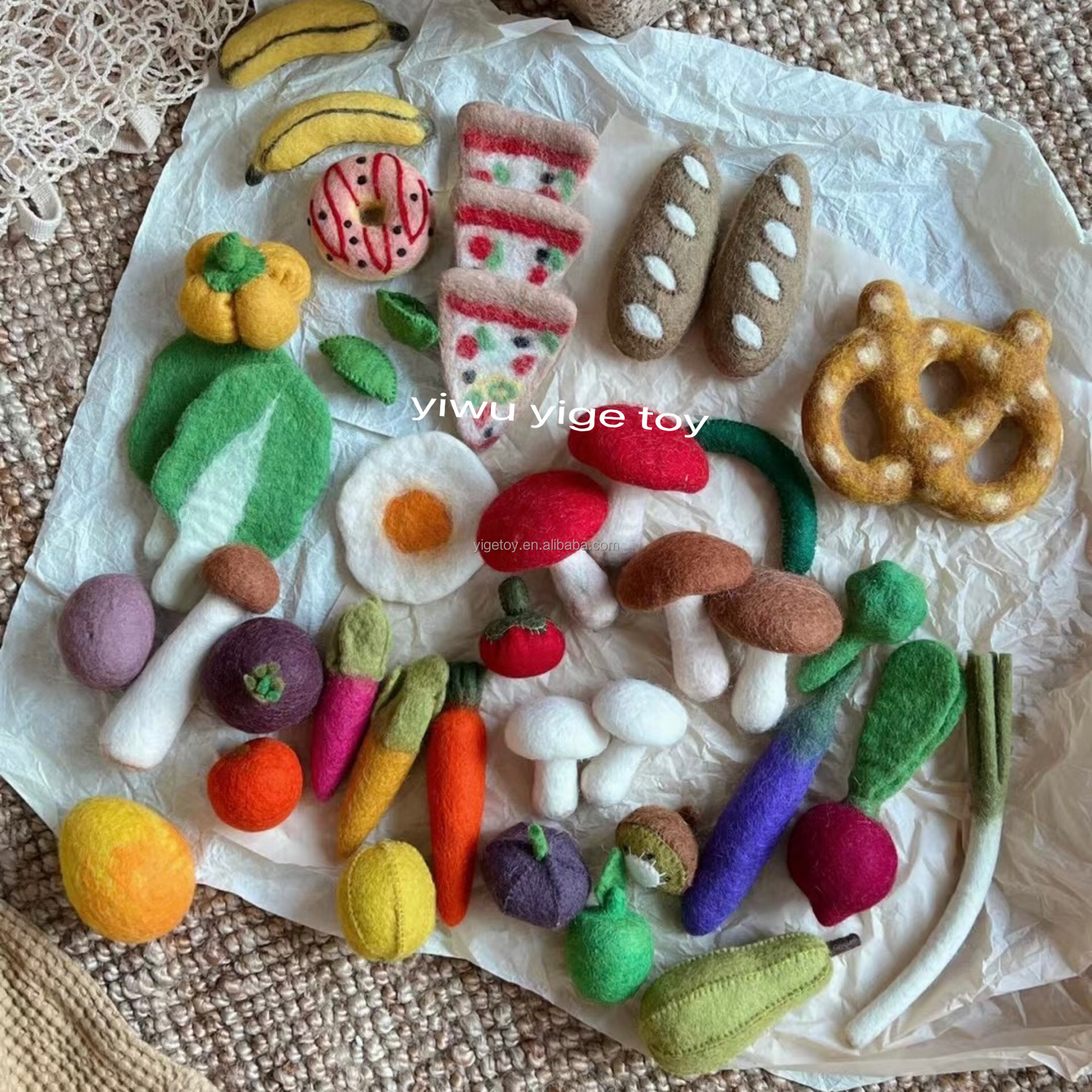 Felt Food Handmade Educational Pretend Play Toys