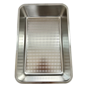 Tamizar la caja de arena para gatos Tamizar las cajas de acero inoxidable Sin alfileres para pellets Caja de arena para gatos - Product Image 5