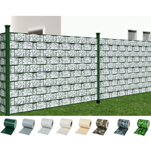 LIYUAN 19cm * 35m PVC Intimité Clôture de jardin Bande verte Bâche écran Clôture - Product Image 3