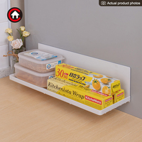Étagère de rangement magnétique multifonctionnelle, double revêtement antirouille, organisateur de cuisine mural