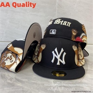<span class=keywords><strong>Gorra</strong></span> de Béisbol Estilo Ma Siwei con Retrato de Ángel para el Equipo SOX, 6 Paneles, Mezcla de Algodón, No Ajustable, Estilo Hip-Hop Urbano - Product Image 3