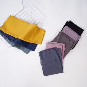 Shorts de yoga pour femmes, taille haute, moulants, 8 pouces, séchage rapide, en nylon et élasthanne, pour le cyclisme en extérieur et le fitness - Product Image 3