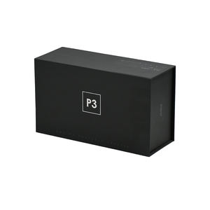 Boîte <span class=keywords><strong>rigide</strong></span> en kraft recyclé, fermeture magnétique écologique, poignée, manchon transparent en PVC, découpe en forme de cœur givrée, trou découpé, puzzle pour enfants - Product Image 1