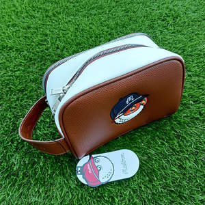 Sac de voyage extérieur brodé personnalisé en usine, double couche en PU, étanche avec fermeture éclair, pour <span class=keywords><strong>le</strong></span> <span class=keywords><strong>golf</strong></span>, la mode et <span class=keywords><strong>le</strong></span> rangement de cosmétiques - Product Image 5