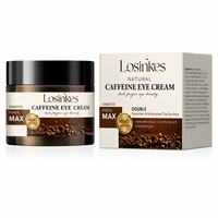 Réduit les cernes et les poches, crème hydratante pour les yeux à la caféine 50g pour femmes