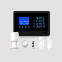 Kit système d'alarme de sécurité domestique sans fil, wi-fi, GSM, contrôle tactile, application IOS/Android, wi-fi, clavier tactile, anti-cambriolage