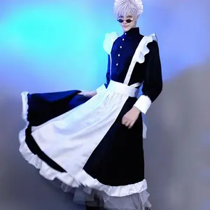 Vestito ragazza Lolita dolce donna giapponese Lolita abito da cameriera farfallino Harajuku ragazza Hotsweet cameriera Mini abito Y2k <span class=keywords><strong>Anime</strong></span> - Product Image 1