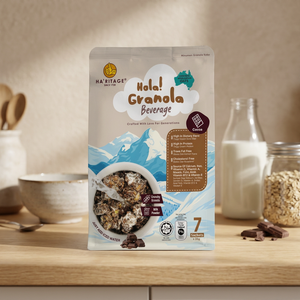 Boisson Granola Croustillante au Cacao Saveur Heritage à Base Principalement d'Avoine 7 Sachets X 33g - Product Image 3
