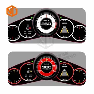 Nouveau cluster pour Panamera 2010-2016, tableau de bord LCD, <span class=keywords><strong>cockpit</strong></span> virtuel, compteur de vitesse, tableau de bord, accessoires de voiture Linux - Product Image 2