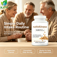 Capsules de Nattokinase Végétaliennes les Plus Vendues (60 Comprimés) – Complément Alimentaire Naturel Contenant un Mélange d'Ingrédients Herbacés