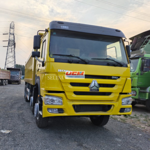 Camion benne d'occasion Sinotruk Howo 8x4 Euro 2 Diesel 420 CV Moteur Weichai Caméra arrière Travaux lourds - Product Image 5