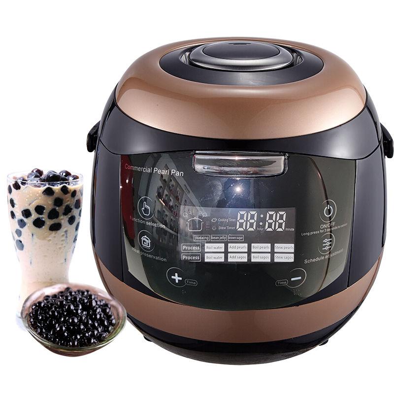 タピオカ炊飯器 Amazon | タピオカ鍋 5L大容量 ポールポット 保温機能付 ミルク