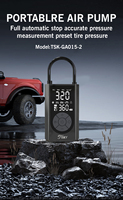 New Portable Tire Inflator Air Compressor with Battery Digital Screen Emerncy LED Light for Tire Inflation