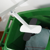 Compacteur de déchets manuel mural en fer robuste et très vendu, adapté aux poubelles standard pour la maison