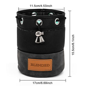 Nouveautés : Sac d'accessoires de golf personnalisé avec logo, fermeture à cordon, pochette pour balles de golf, pochette pour objets de valeur de golf - Product Image 4